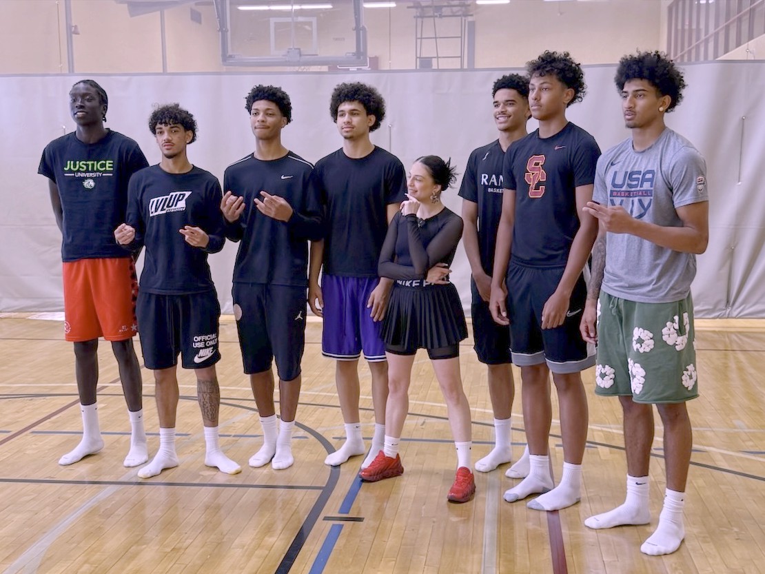 Srna with the EYBL Vegas Elite team